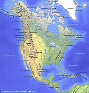 Image result for North America Mountains Map