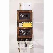 Image result for wood wall mount mail organizers