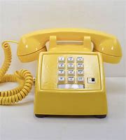 Image result for Vintage Yellow Phone