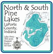 Image result for Pine Lake La Porte Depth Chart