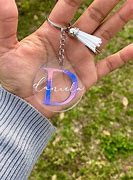 Image result for Round Shape Plastic Keychain