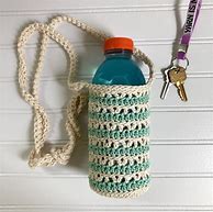 Image result for Crochet Water Bottle Holder for Children