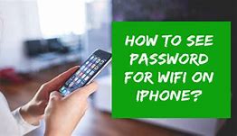 Image result for iPhone Wifi Password