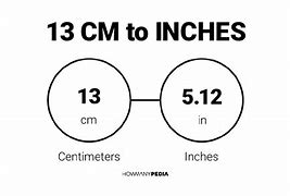 Image result for How Long Is 13 Cm in Inches