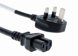 Image result for UK to C15 Plug Power Cable