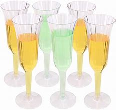 Image result for Plastic Champagne Glasses