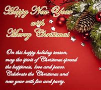 Image result for Merry Christmas and Happy New Year Poem