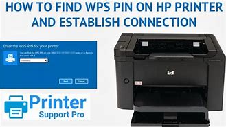 Image result for HP LaserJet M140we WPS PIN
