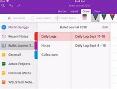 Image result for How to Use OneNote Bullet Journal