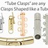 Image result for Clasp with Clip and Stem