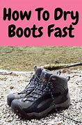Image result for How to Dry Boots