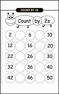 Image result for Skip Counting by 2 Printables