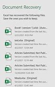 Image result for How to Recover Unsaved Excel Work