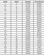Image result for Universal Ring Size Chart