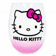 Image result for Hello Kitty Wine Glass