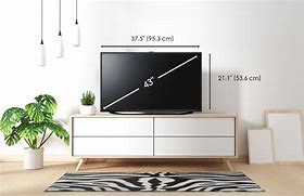 Image result for How Big Is 43 Inch TV