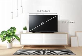 Image result for 43 Inch into Cm