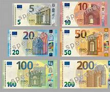 Image result for 10 EUR Note Siez