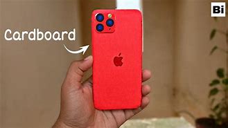 Image result for iPhone 11 Red Made of Card Board