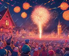 Image result for Happy New Year Cartoon Characters