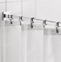 Image result for Chrome Shower Curtain Rod