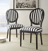 Image result for Black and White Striped Chair