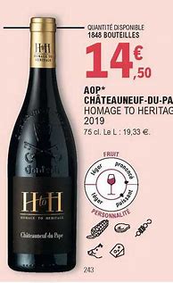 Homage to Heritage Chateauneuf Pape に対する画像結果