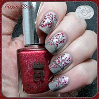 Image result for Winter Berries Nail Art