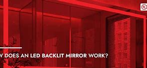 Image result for LED-backlit Mirror