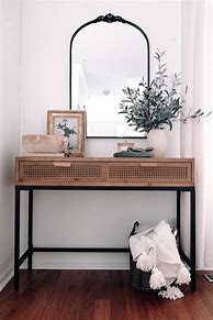 Image result for What to Put Under Console Table