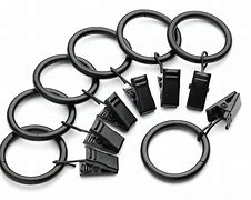 Image result for Allen Roth 2 Inch Clip On Curtain Rings