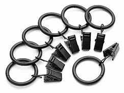 Image result for Clip Shower Curtain Rings