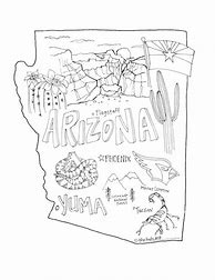 Image result for Arizona Coloring Page