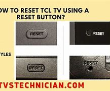 Image result for Where Is the Reset Button On Tcl TV