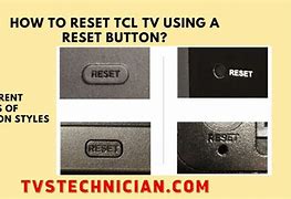 Image result for KC TV Reset Button