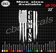 Image result for American Flag Cummins Sticker