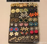 Image result for Best Way to Organize Stud Earrings