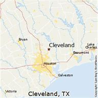 Image result for Cleveland TX Map