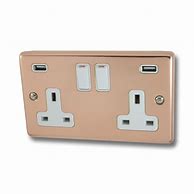 Image result for Rose Gold White Inserts Double Socket