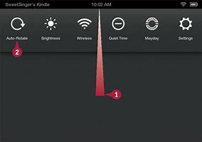 Image result for Kindle Fire Quick Setting Screen