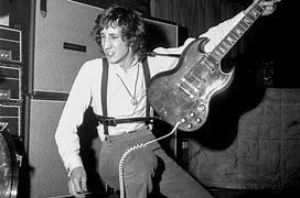 Image result for Pete Townshend Tuning Guitar