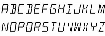 Image result for Free Alarm Clock Font