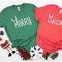 Image result for Matching Couples Christmas Shirts