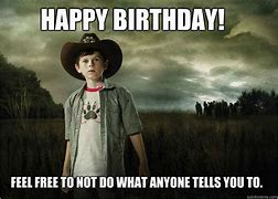 Image result for Happy Birthday Walking Dead Clam Memes