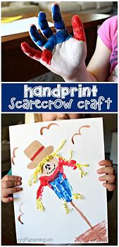 Image result for Handprint Scarecrow