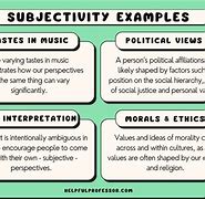 Image result for Subjective Perception