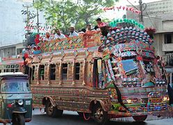 Image result for Pakistan Bus Realistic Pics