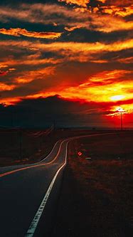 Image result for iPhone Background Road Sunset