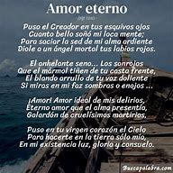 Image result for Amor Eterno Poema