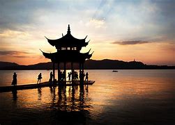 Image result for West Lake Pagoda On Water